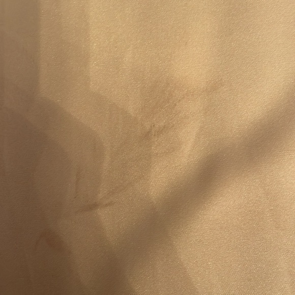 Designer Theory 100%  Skilk short sleeve top, size S, V neck, Off White color - Picture 5 of 7